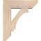 Ekena Millwork Imperial Slat Smooth Bracket w/ Offset Brace, Douglas Fir, 7 1/2"W x 24"D x 28"H BKT0806X24X28IMP06SDF - alternate 2